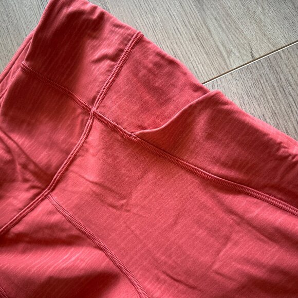 lululemon workout leggings size 4 in burnt orange - Picture 3 of 5